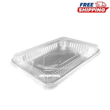 12-Pack Disposable Aluminum Cake Pans with Lids   Perfect for Baking  Transport