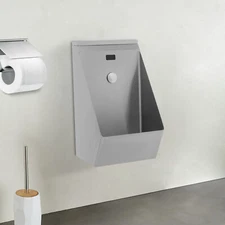 Wall Mounted Automatic Sensor Urinal Stainless Steel Sensor Men's BathroomUrinal