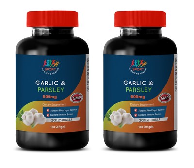 weight loss formula - Odorless Garlic & Parsley 600mg 2B - fight the common cold
