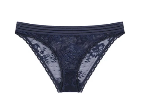 Bragas de encaje Stella McCartney L7441 Stella tinta azul oscuro ropa interior para mujer talla L Foto 3 de 3