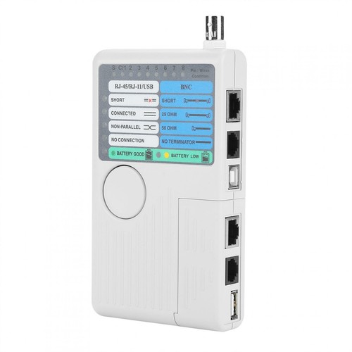 Remote RJ11 RJ45 USB BNC LAN Cable Tester For UTP STP LAN Cables - Picture 5 of 12