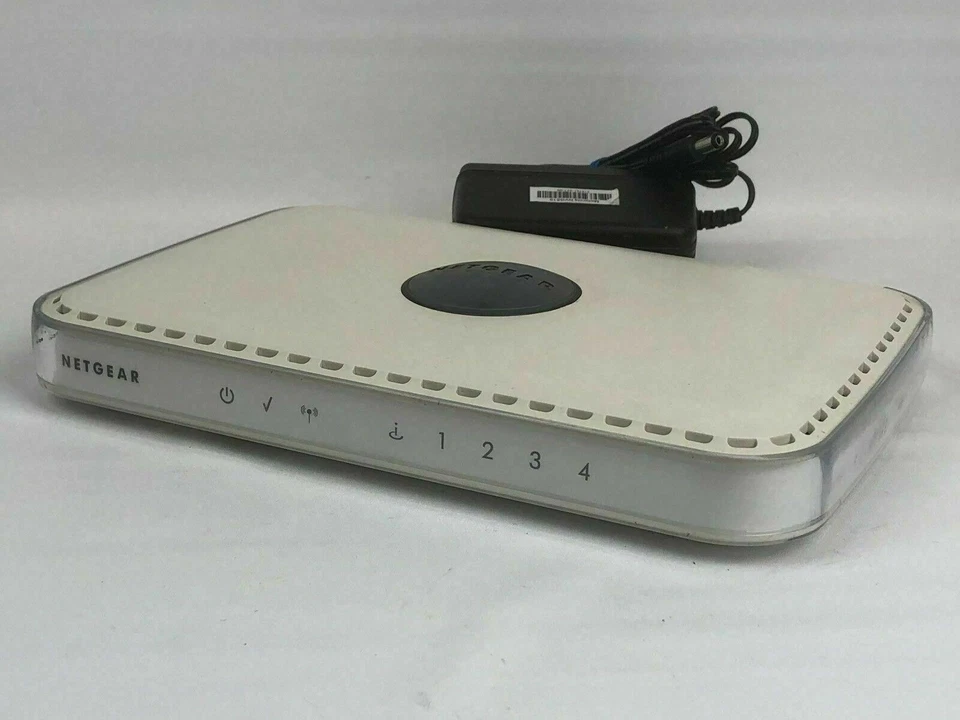 Netgear Wireless G Router RangeMax WPN824 v3 Bundle Power Supply 54 Mbps 5-Port - Image 3 of 4