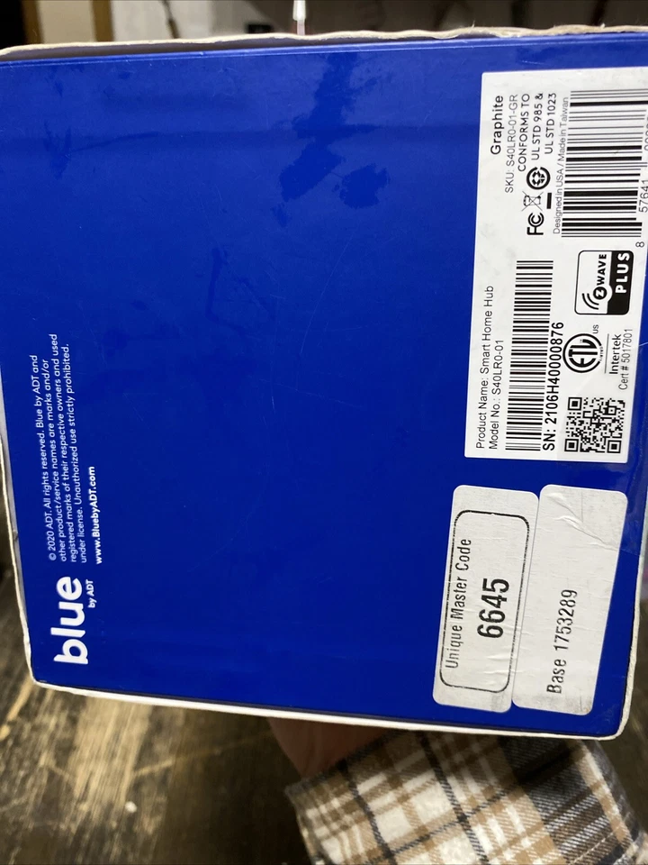 Blue by ADT Smart Home Hub Graphite S40LR0-01-PG New In Box - Image 4 of 4
