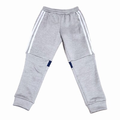 adidas Sid Pants Grey White YB Yrs 23