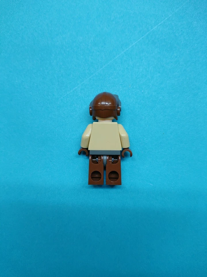 Lego Star Wars Minifigura Naboo Fighter Pilot - ¡Chaqueta Bronceada 7660! Foto 2 de 4