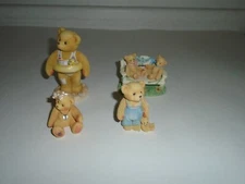 Enesco Cherished Teddies Lot Of 4 Teddies