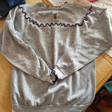 VTG 80s 90s Granny Cottage Core Sweatshirt Crewneck  Sz 1x USA