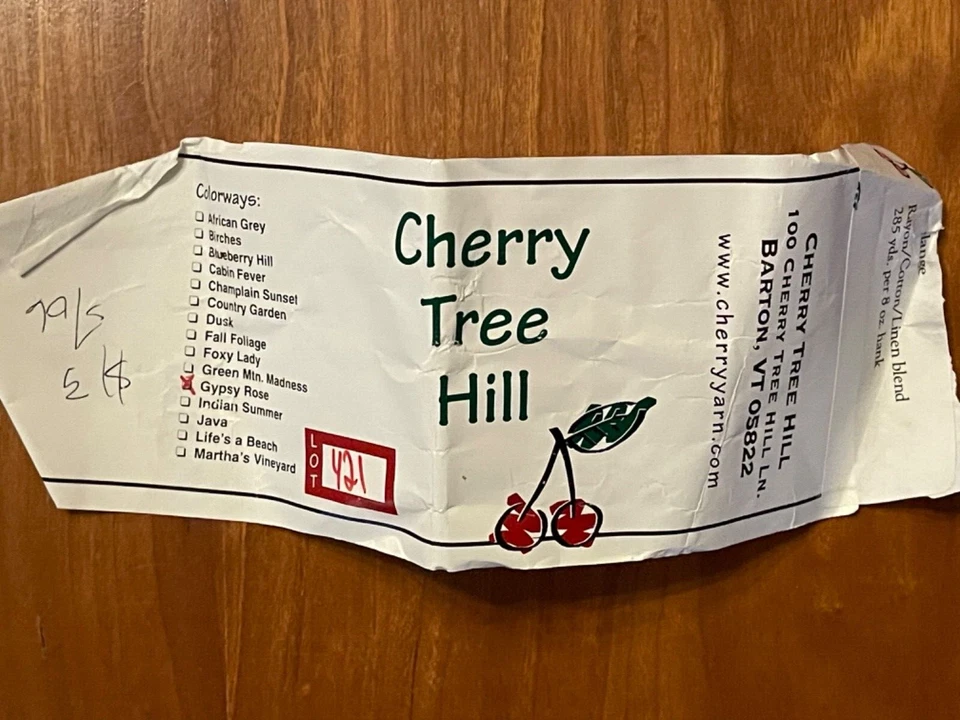 Fio Cherry Tree Hill MELANGE / 'Rosa Cigana' colorway - Imagem 2 de 2