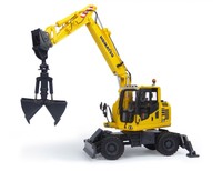 Komatsu Pw148-10 With Clamshell Bucket Diecast Model Excavator J8100 Komatsu Pw148-10 With Clamshell Bucket Diecast Model Excavator J8100