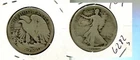 1916 P WALKING LIBERTY SILVER HALF DOLLAR GOOD 6282S