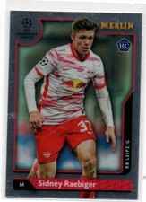 2021-22 Topps Merlin Soccer #39 Sidney Raebiger RB LEIPZIG Rookie Card 91. rookie card picture