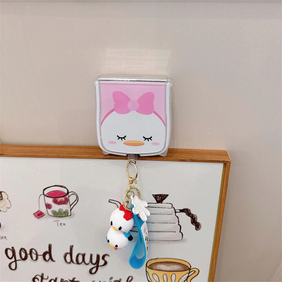 For Samsung Galaxy Z Flip 7 6 5 4 3 Cute Cartoon Pattern Chain Phone Case Cover - Image 2 of 4