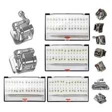 Dental Orthodontic Self Ligating Brackets MBT Roth 022 3 345 Hooks for Damon Q