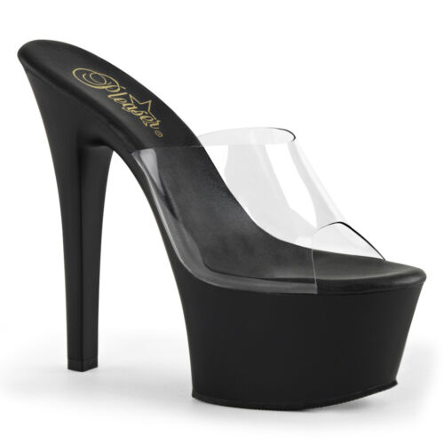 Pleaser Shoes Sexy Platform Most Comfortable 6" High Heels Stripper Vegan Slides - Photo 1 sur 6