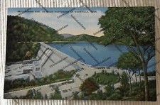 vintage postcard Norris Dam Knoxville TN Tennessee Valley Authority project TVA