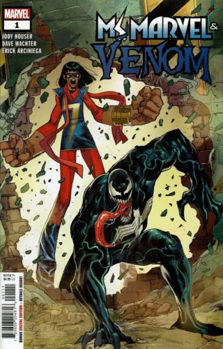 MS. MARVEL & VENOM #1 NEAR MINT 2022 SARA PICHELLI COVER MARVEL COMICS b-38