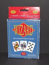 Wizard The Ultimate Game Of Trump 60 Cards Scorepad New Worn Box (h)