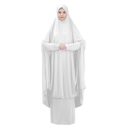 Ramadan Muslim Caftan Women Abaya Overhead Khimar Hijab Long Skirt Burqa Niqab - Picture 15 of 75