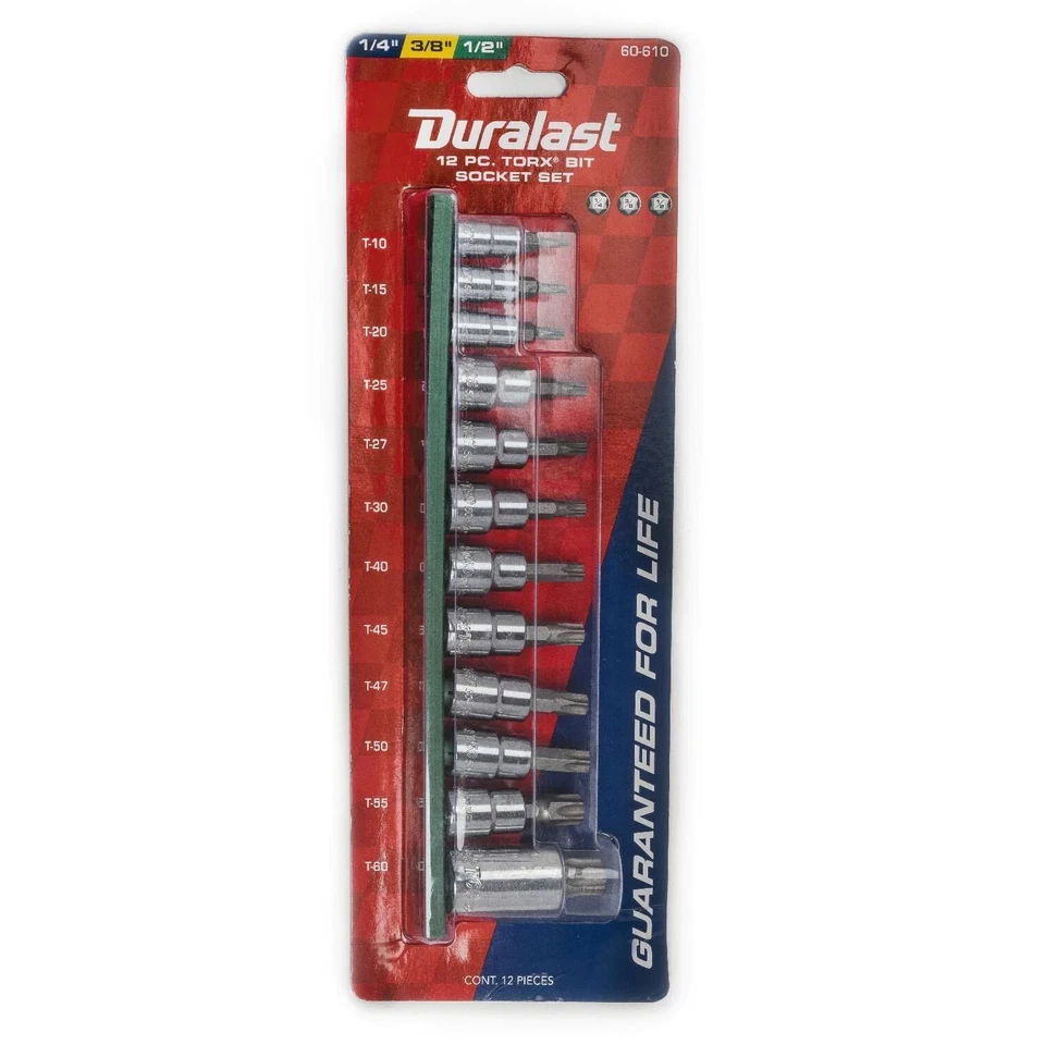 Duralast Torx Bit Socket Set 12 Piece  # 60-610 - Image 3 of 4
