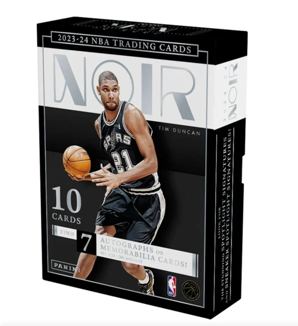2023-24 Panini Noir NBA Basketball HOBBY BOX - Rip + Ship