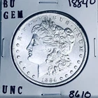 1884 O BU GEM MORGAN SILVER DOLLAR UNC MS+++ U.S. MINT RARE COIN 8610