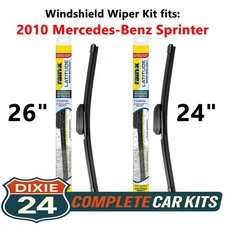 Rain-X Latitude 2-n-1 Wiper Kit fits: 2010 Mercedes-Benz Sprinter (26" & 24")