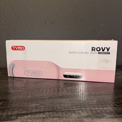 Tymo Rovy Pink Wave Curling Iron Compact Ceramic Barrel Ionic Technology