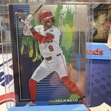 Zach Neto 2026 Topps Finest Common Error Rookie Card #38 Angels. rookie card picture