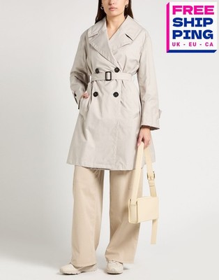RRP €1010 MAX MARA THE Vtrench Trench Coat IT40 US4 UK8 S Beige  Belted