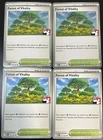 Forest of Vitality MEG 117/132 Play Pokémon Stamp 4x Lot (2 Holo + 2 Normal)