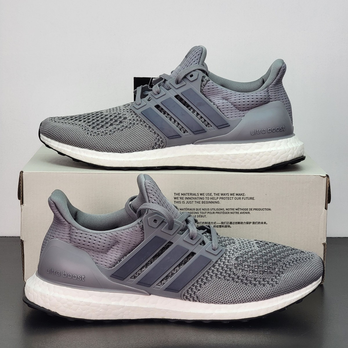 Adidas Ultraboost 1.0 DNA Men\'s Size 12 Running Shoes Gray Sneakers HQ4200 NWT Adidas Ultraboost 1.0 DNA GZ0448 – Kick Theory main image 4