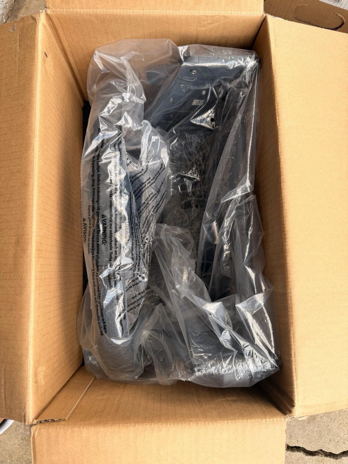 Uppababy Black Carbon Frame On Black Leather Mini V2 Base Frame