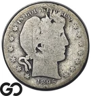 1895-S Barber Quarter San Francisco Issue, Good Circulated