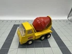 Vintage 1970's Red & Yellow Mini Tonka Truck 5" Cement Mixer Pressed Steel Toy**