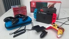 Nintendo Switch Console 32GB Blue/Red Joy-Con 2017 Boxed + Games + Extras Bundle