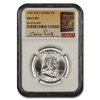 1959 Franklin Half Dollar Type-II MS-63 NGC (FBL, Fivaz)
