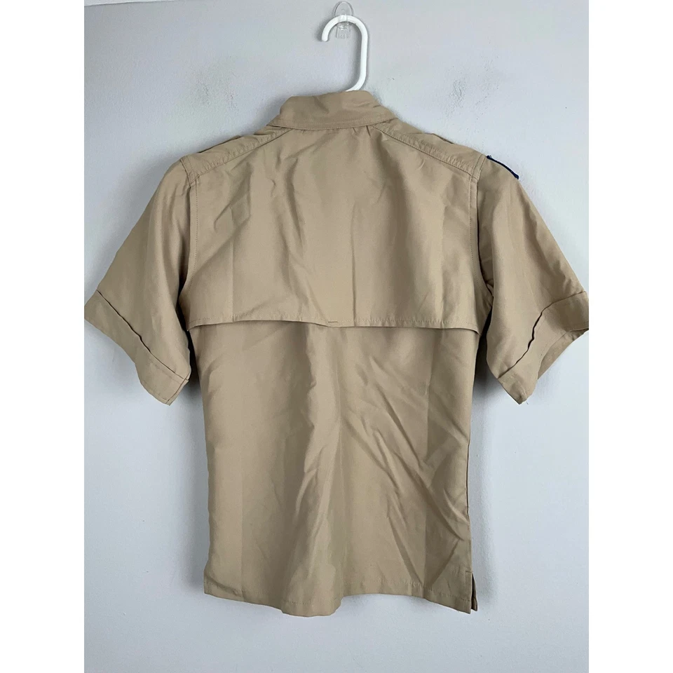 Camisa Uniforme Pequeña Juvenil Boy Scouts of America Manga Corta Caqui Poliéster Foto 2 de 4