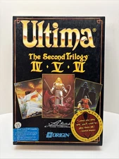 Ultima The Second Trilogy (IV-V-VI) 1990 PC – Big Box – Complete 3.5”
