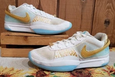 Nike Ja 1 Year Of The Dragon White Blue Gold FV1290-100 Men's Size 10.5 M 