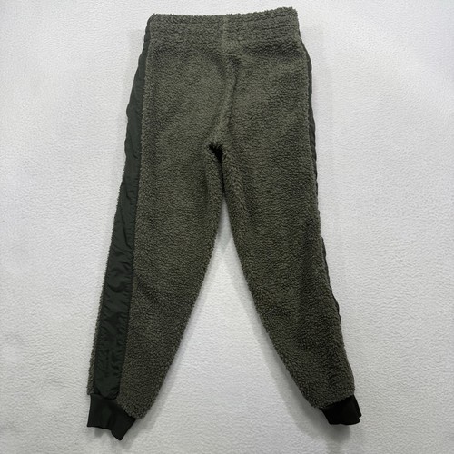 Nike Fleece Joggers Boys Size Small Olive Green Sherpa EUC - Picture 6 of 6