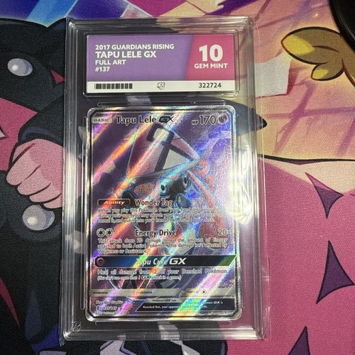 Tapu Lele GX 137/145 ACE 10 GEM MINT- Guardians Rising - Full Art Pokemon - Picture 1 of 1