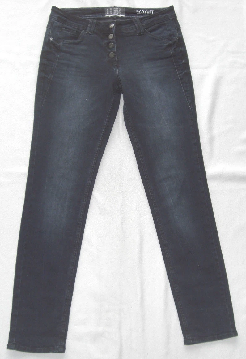 Cecil Jeans Slim Fit - grün/dunkelgrün