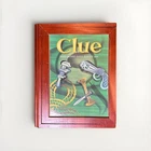 Clue Vintage Game Collection in Bookshelf Wooden Book Box Parker Bros New