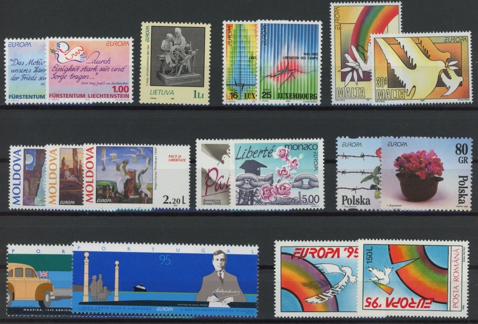 EUROPA CEPT 1995 : Good Lot Very Fine MNH Stamps & Sheet - See 6 Photos - Image 4 of 4