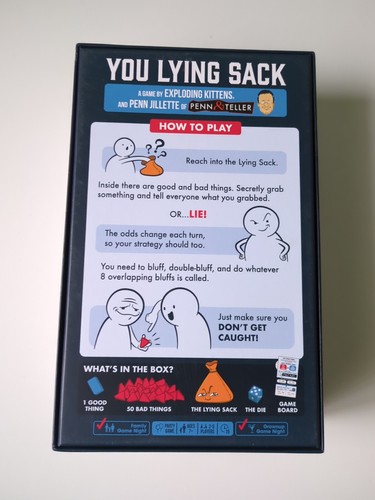 Exploding Kittens You Lying Sack An Honest to Goodness Game About Lying COMPLETE - Picture 2 of 8