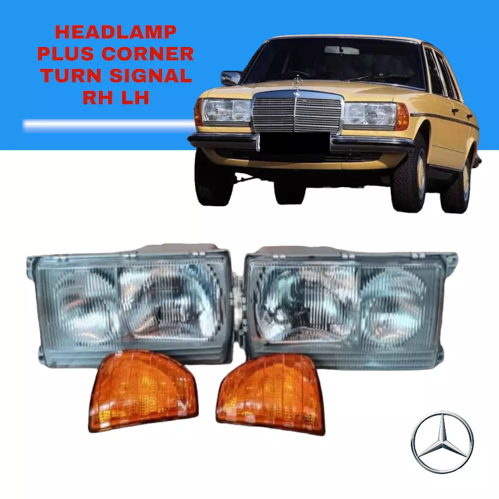 Mercedes sale w123 headlight