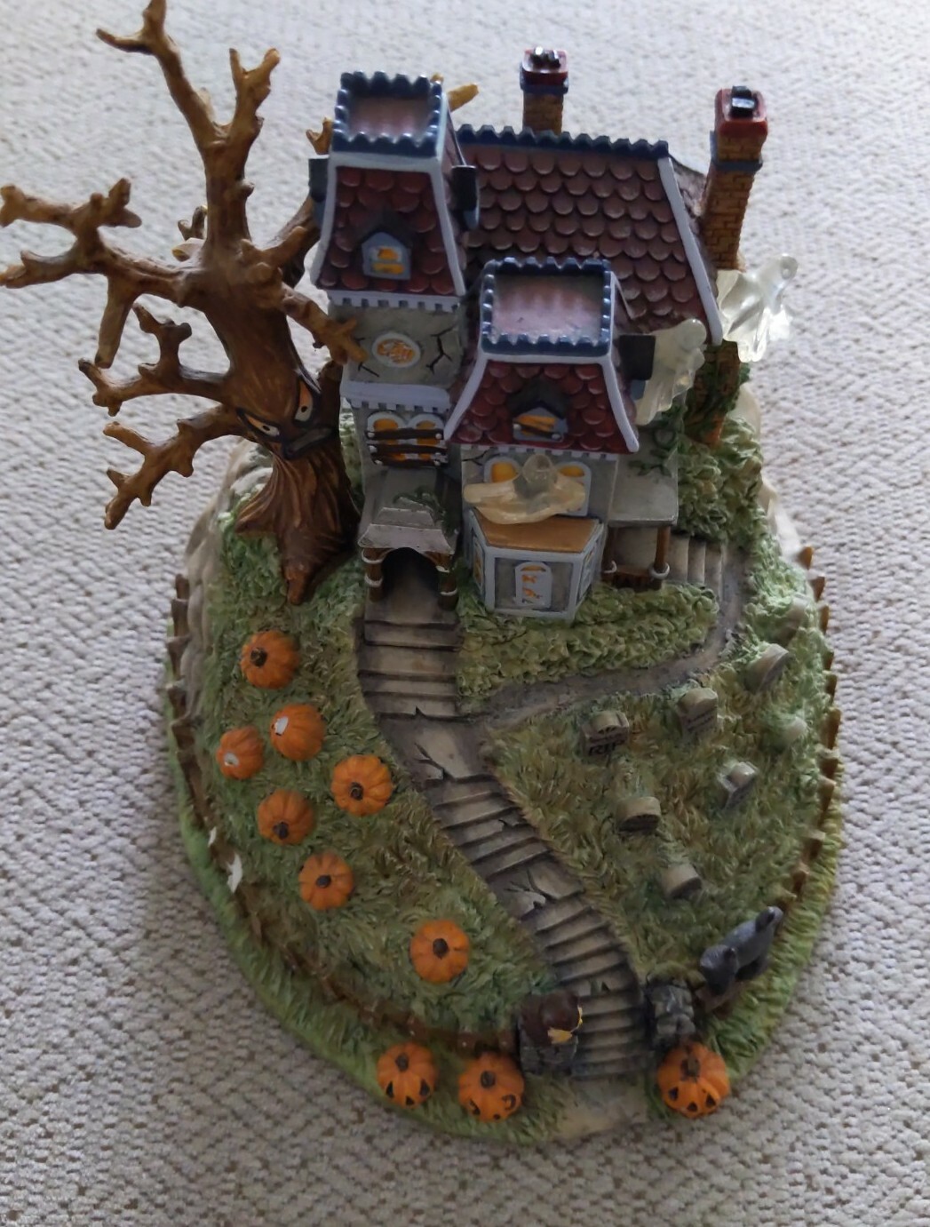 Lenox Collections House on Haunted Lane 2002 Halloween Decorations