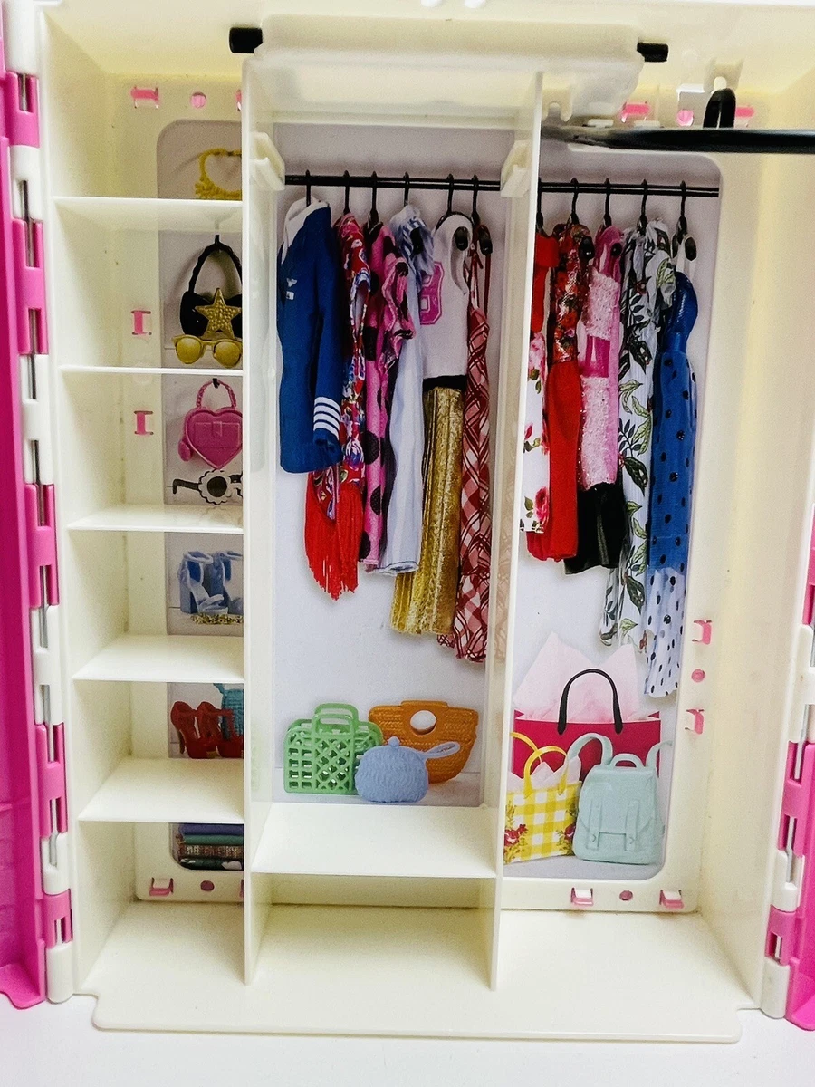 Barbie clothes wardrobe sale