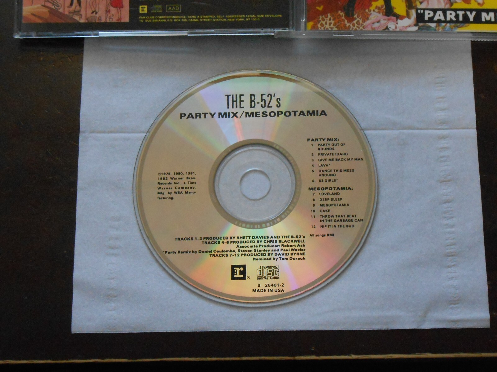THE B52's Party Mix Mesopotamia 2 in 1 CD USA 12 tracks Reprise 9 264012 eBay