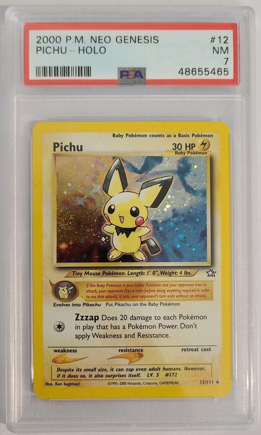 Pokémon Pichu First Edition Holo Spanish (2001) for Sale in Seattle, WA -  OfferUp